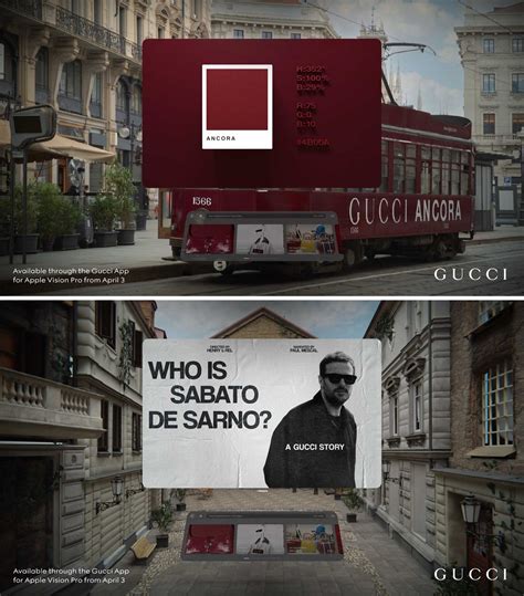 realtà aumentata gucci|gucci immersive movies.